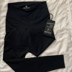 90° by REFLEX Hypertek Black Yoga Pants Size small